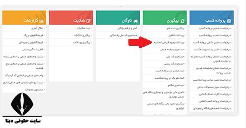 سامانه پرداخت وجوه الزامی اتحادیه اصناف